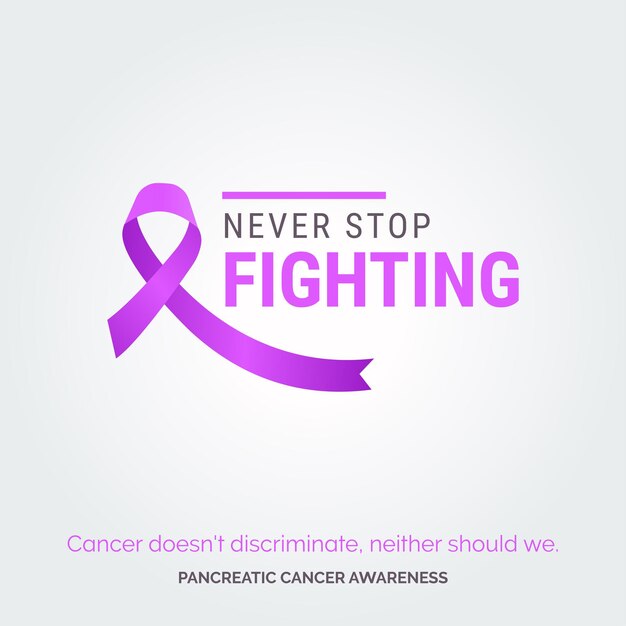 Unissez-vous Pour Une Cause Vector Background Sensibilisation Au Cancer Du Pancréas