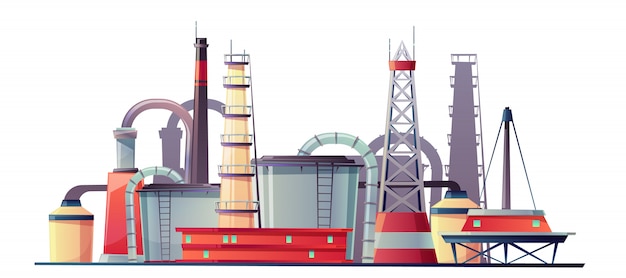 Usine de raffinage de combustible