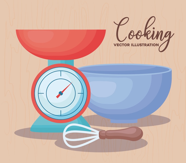 Vecteur gratuit ustensiles de cuisine