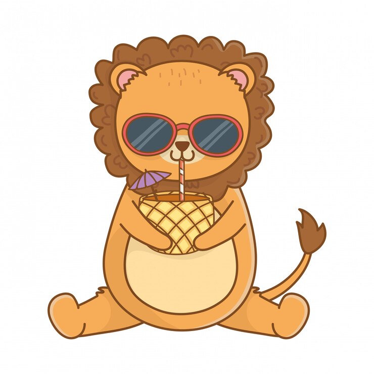Vecteur gratuit vacances d&#39;été se détendre dessin animé