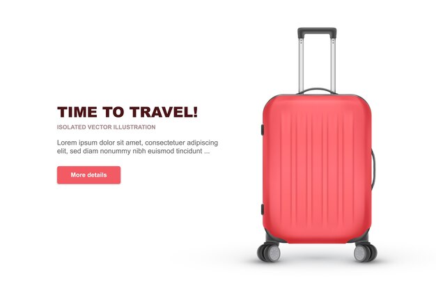 Valise Ouverte Journee Touristique Mondiale Vecteur Gratuite