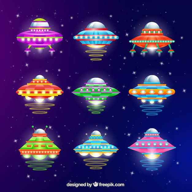 Variété De Ufo Colorées