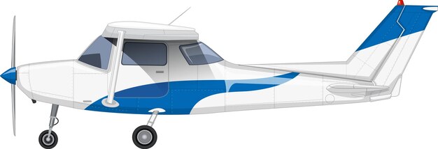 Vecteur d'avion léger à moteur unique