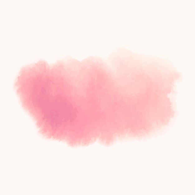 Vecteur de bannière de style aquarelle rose