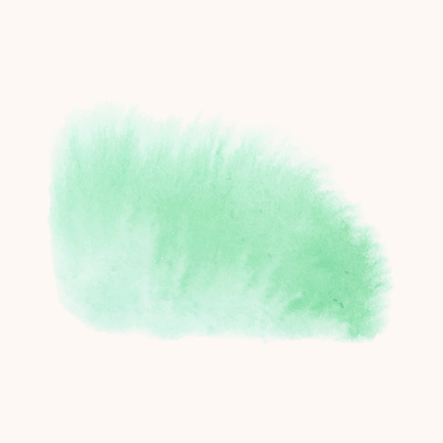 Vecteur de bannière de style aquarelle vert