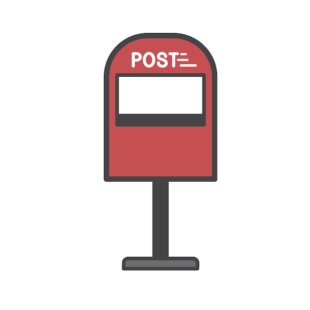Vecteur gratuit vecteur de boîte postale