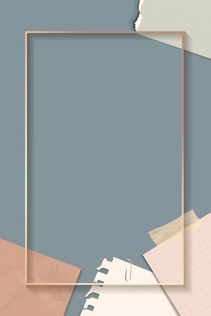 Vecteur gratuit vecteur de cadre rectangle notes déchirées