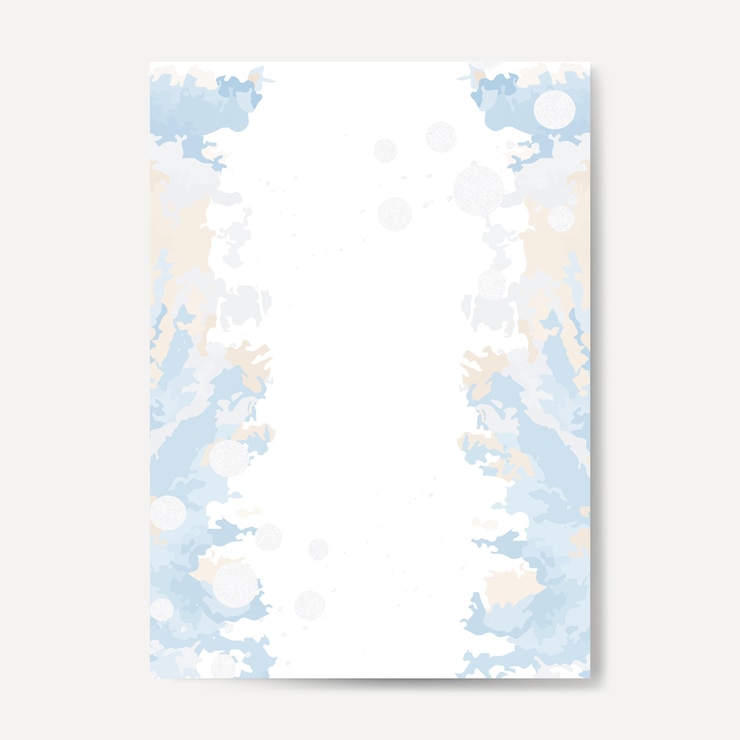 Vecteur gratuit vecteur de carte pour verser la peinture pastel