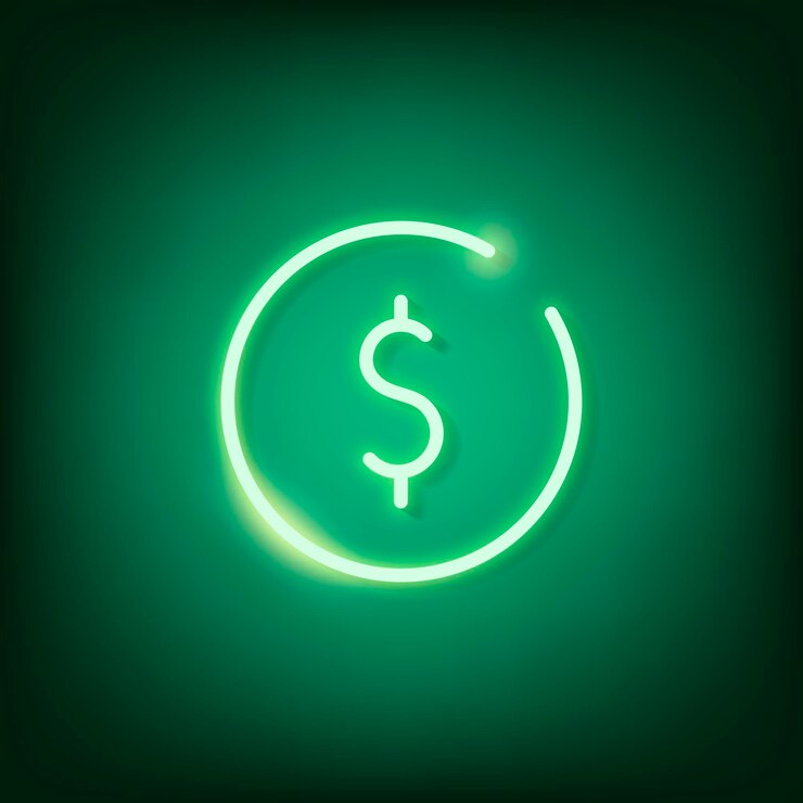 Vecteur gratuit vecteur d'élément de conception de crypto-monnaie verte
