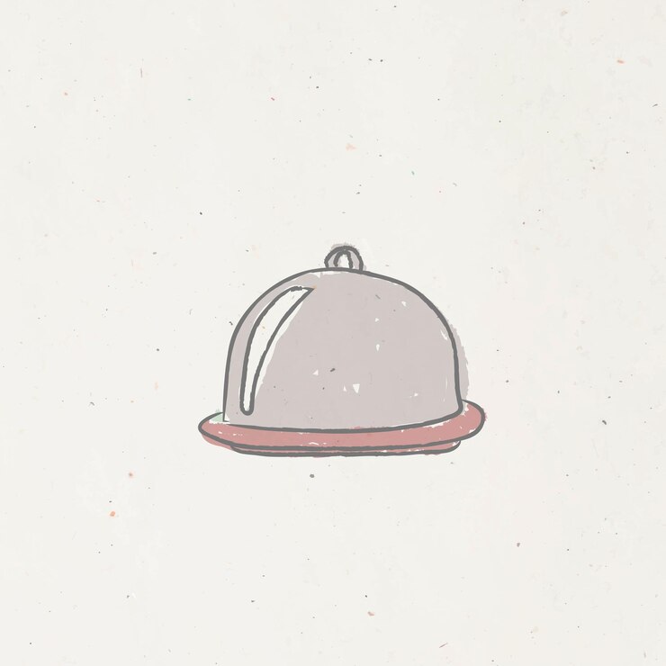 Vecteur gratuit vecteur de fine ligne doodle plateau