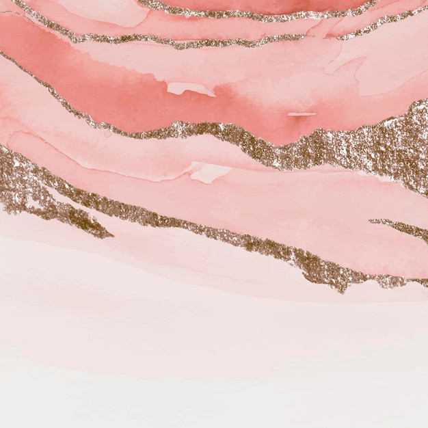 Vecteur De Fond De Coup De Pinceau Aquarelle Rose Chatoyant