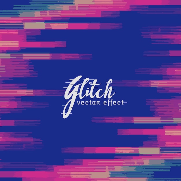 Vecteur De Fond De Glitch Moniteur