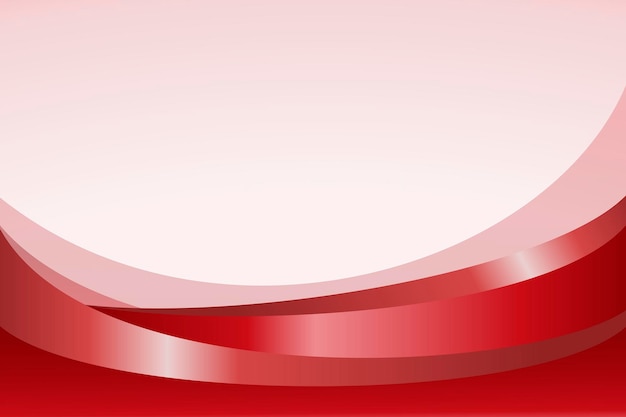 Vecteur gratuit vecteur de fond à motifs de courbe rouge