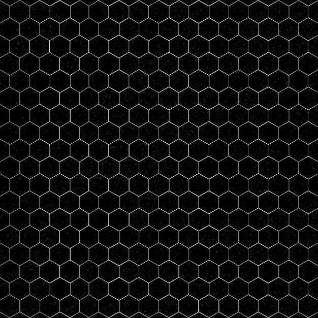 Vecteur de fond à motifs hexagonal blanc
