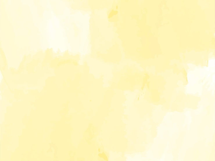 Vecteur gratuit vecteur de fond de texture simple aquarelle jaune doux