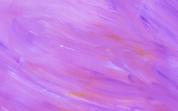 Vecteur de fond texturé violet pinceau acrylique abstraite