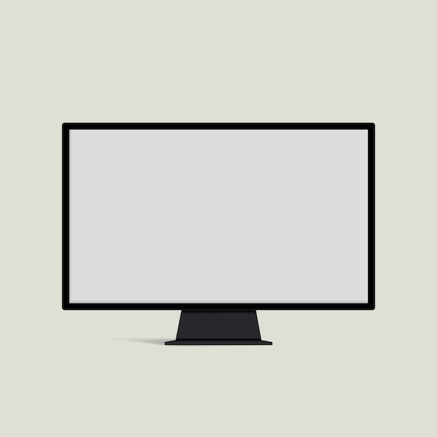 Vecteur d&#39;icône de moniteur d&#39;ordinateur