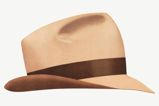 Vecteur d'illustration de chapeau vintage, remixé de "Gardez-le sous votre chapeau!" affiche par St. Michael's Press Ltd.