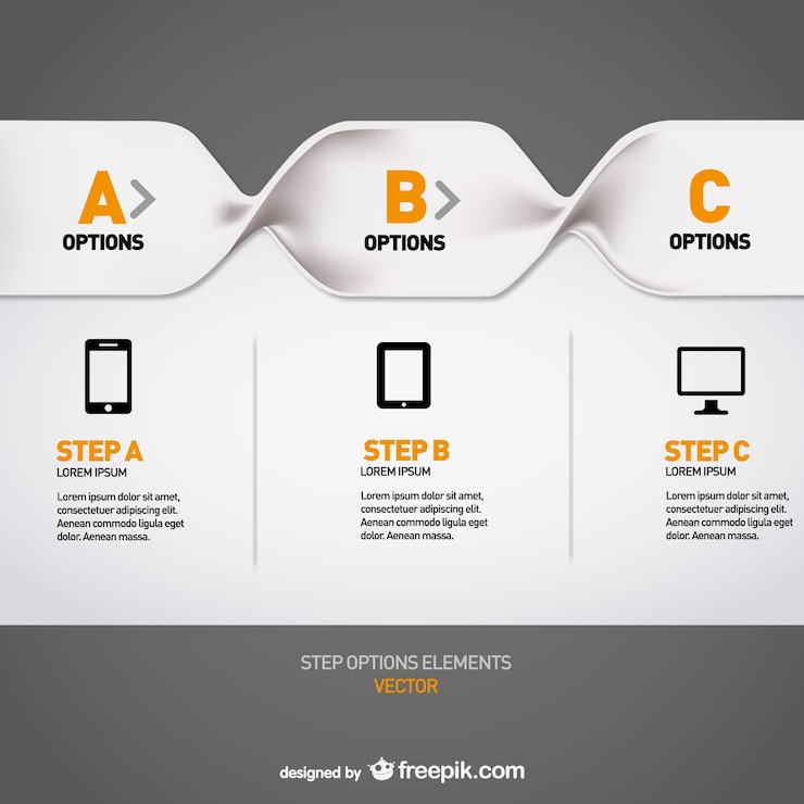 Vecteur gratuit vecteur infographie éléments de conception gratuits