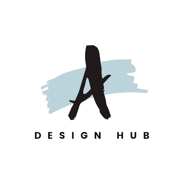 Un vecteur logo design hub