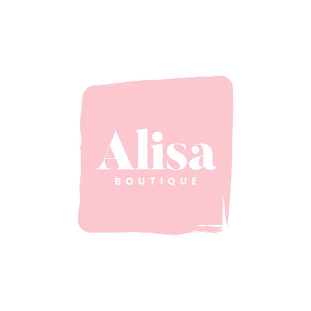 Vecteur De Marque Alisa Boutique Logo