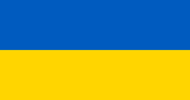 Vecteur de motif drapeau ukrainien
