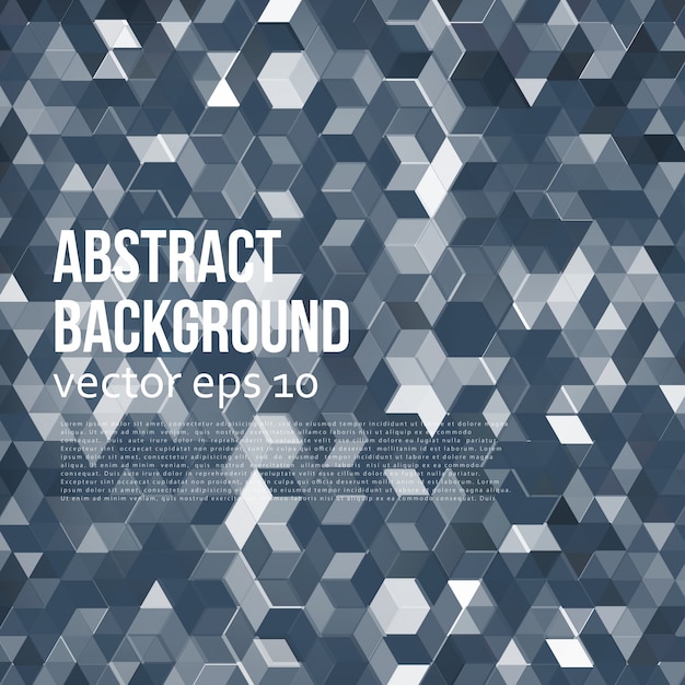 Vector Abstract Design Hexagonal Background