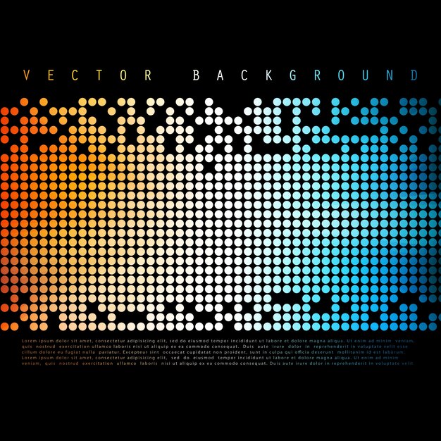 Vector Abstrait fond coloré. Colour Circle