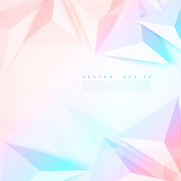 Vecteur gratuit vector background abstract polygon triangle.