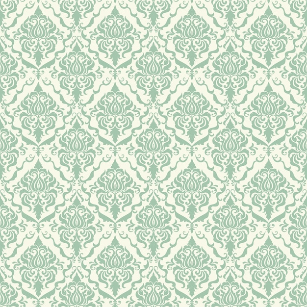 Vecteur gratuit vector background damask seamless pattern. ornement classique en damas à l'ancienne, texture victorienne sans soudure pour papiers peints, textile, emballage. modèle baroque floral exquis.