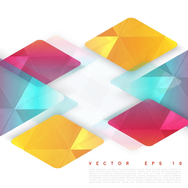 Vecteur gratuit vector design rhombus