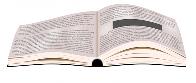 Vector Open book. manuel d&#39;entreprise.