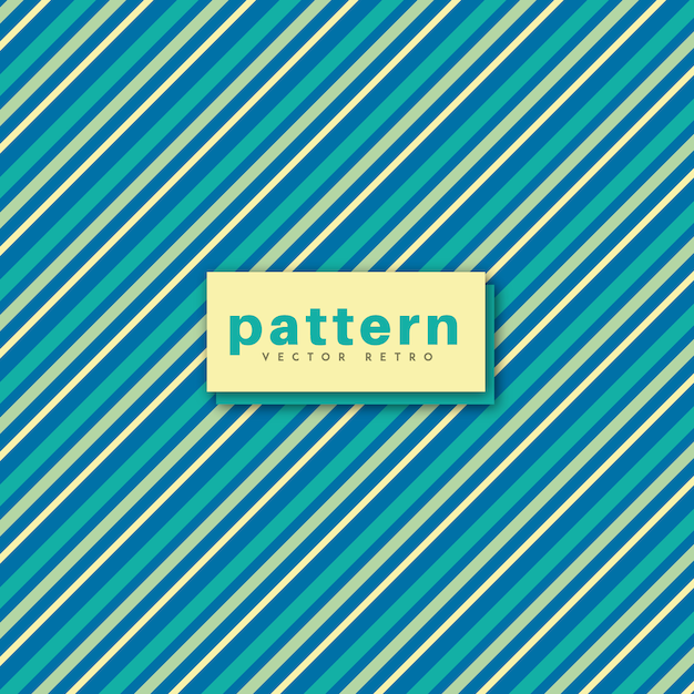 Vecteur gratuit vector pattern design retro