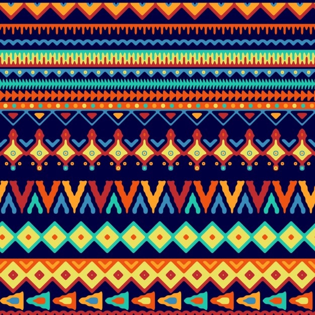 Vecteur gratuit vector seamless style tribal