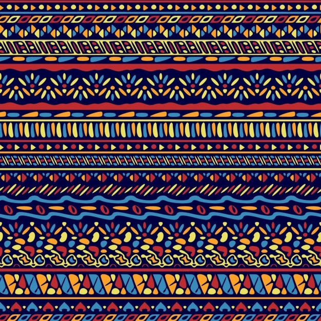 Vecteur gratuit vector seamless style tribal