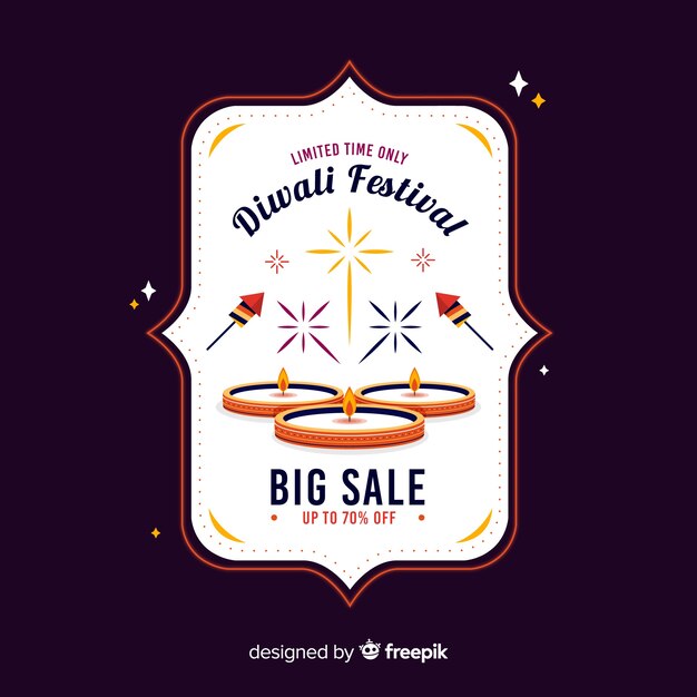 Vente De Diwali Design Plat