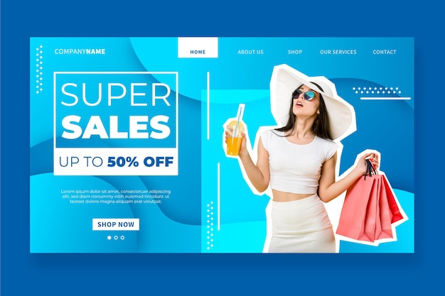 Vente De Mode - Landing Page