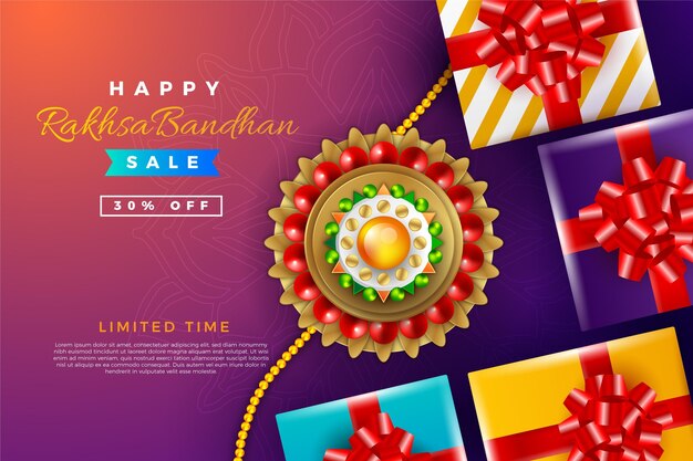 Ventes réalistes de raksha bandhan