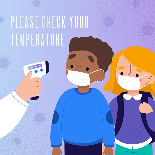 Vérification de la température corporelle
