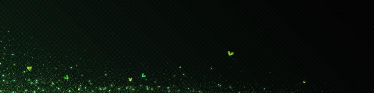 Vecteur gratuit vert magique luciole bug lumière lueur effet vectoriel glowworm poussière sort conte de fées briller isolé sur fond transparent noir particule d'étincelle d'insecte avec illustration fantastique de poussière d'étoile ci-dessous la conception