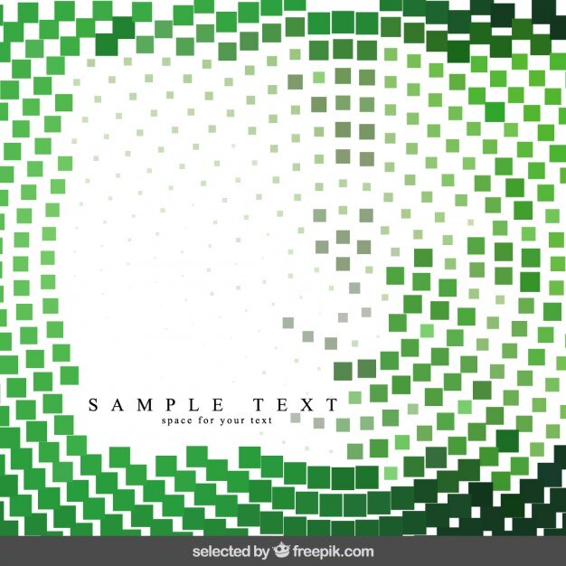 Vert Pixels Fond Dans Le Style Abstrait