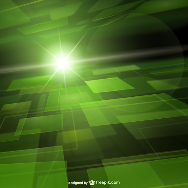 Vecteur gratuit vert techno background