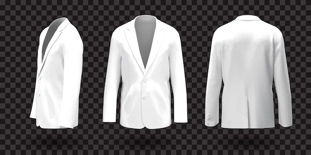 Veste Blanche Pour Homme