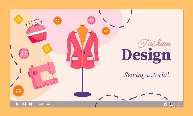 Vecteur gratuit vignette youtube de l'atelier de design dessiné à la main