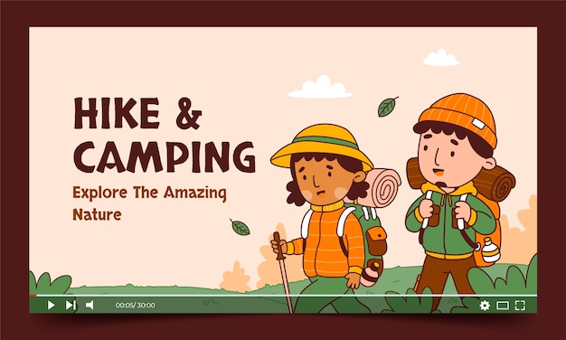 Vignette Youtube D'aventure De Camping