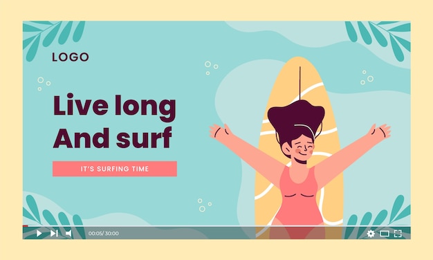 Vignette youtube de l'aventure du surf