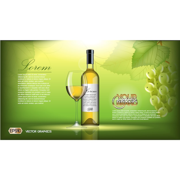 Vin Brochure Modèle