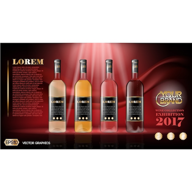 Vin Brochure Modèle