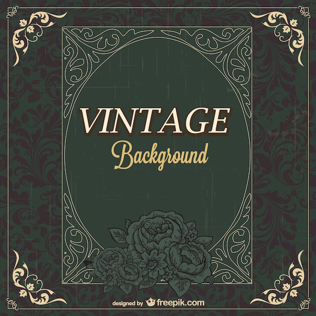 Vecteur gratuit vintage background sombre