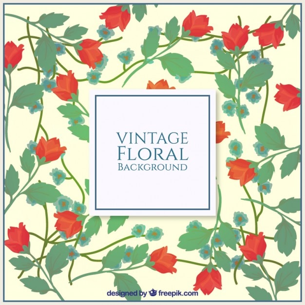 Vintage Floral Background